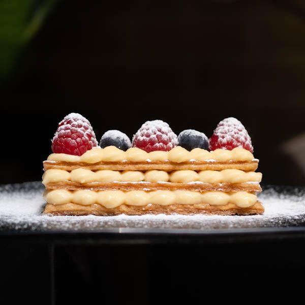 Milhojas de crema