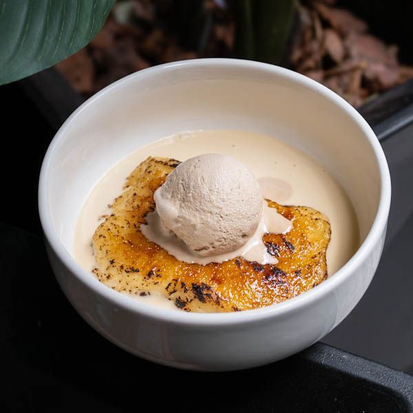 Torrija con helado